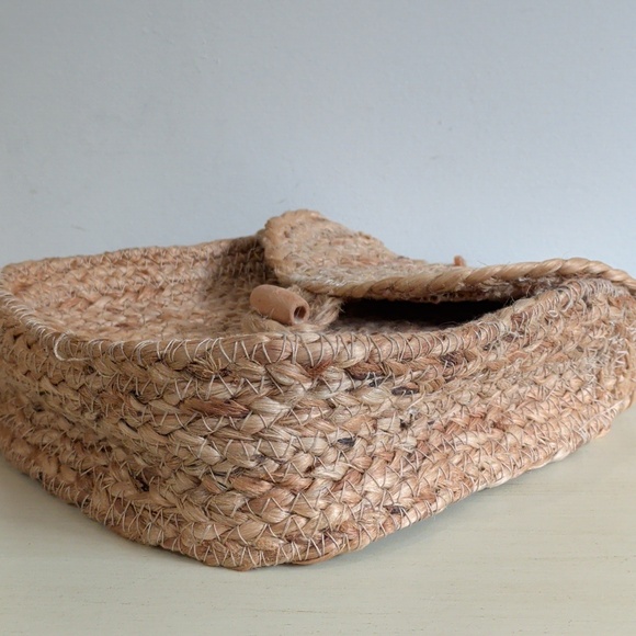 NWT Next Raffia Straw Shoulder Bag - Picture 9 of 11